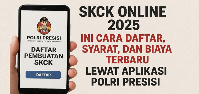 Tanpa Ribet! Begini Cara Buat SKCK Online 2025 Pakai Aplikasi