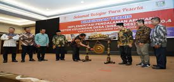 Bimtek Aplikasi Sistem Keuangan Desa Dibuka, Kelola Keuangan Efektif