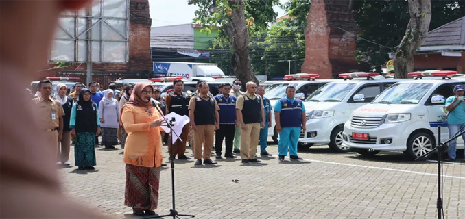 Jelang Nataru, Dinkes Mojokerto Dirikan Posko Kesehatan di Tempat Ramai