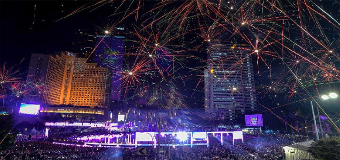Larangan Kembang Api Tahun Baru di Jakarta Tahun Ini